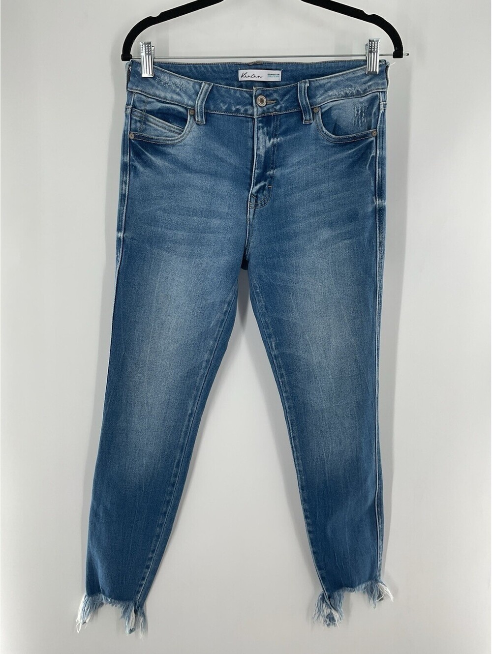 Kancan Jeans Women’s Size 28 Frayed Ankles Blue 142